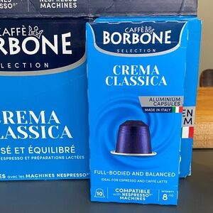 Caffè Borbone Crema Classica Nespresso Original Pods Italian Espresso 5x10 packs